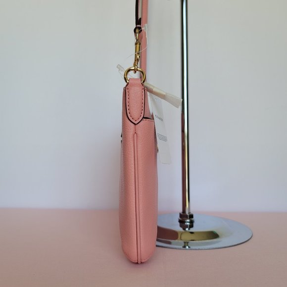 COACH Polly Pebbled Leather Crossbody Bag- Candy Pink color ⭐ - Picture 11 of 16